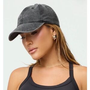 Essential denim cap Onyx